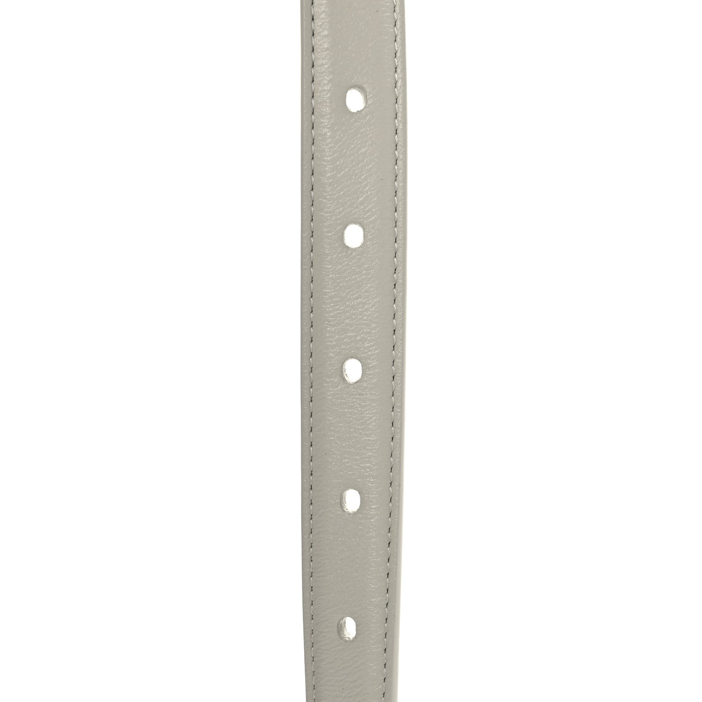 Smooth Calfskin Monogram Square Buckle Belt 80 32 Blanc Vintage
