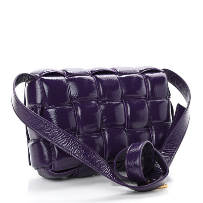 Bottega Veneta Textured Deerskin Maxi Intrecciato Padded Cassette Crossbody Bag Raisin 2 of 4