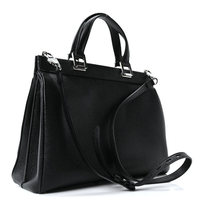 Gucci Smooth Calfskin Medium Zumi Top Handle Bag Black 3 of 10