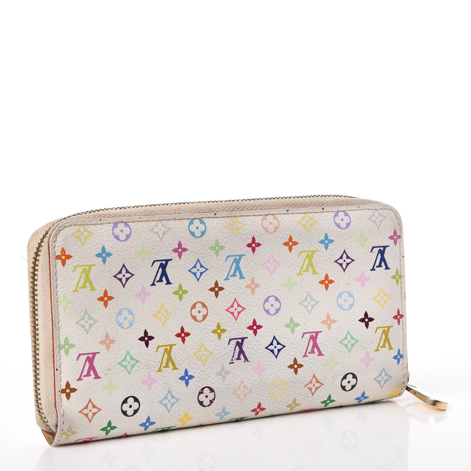 Louis Vuitton Monogram Multicolor Zippy Wallet White 3 of 22