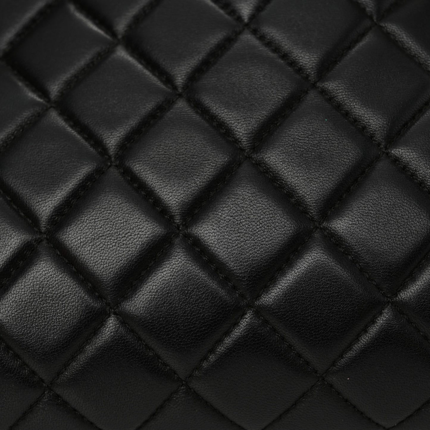 Lambskin Quilted Medium Just Mademoiselle Black