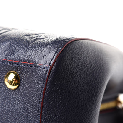 Louis Vuitton Empreinte Montaigne MM Marine Rouge 20 of 32