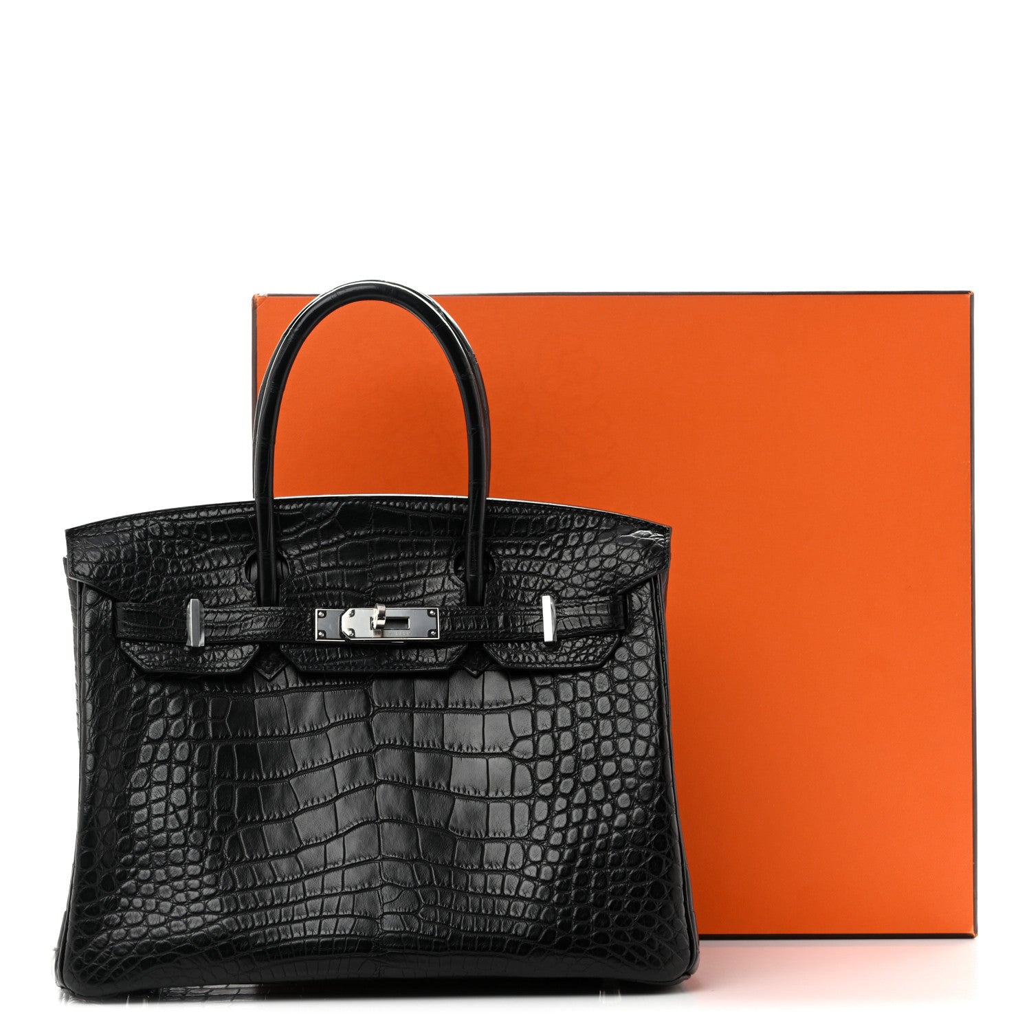 Hermes Matte Alligator Birkin 30 Black 13 of 13
