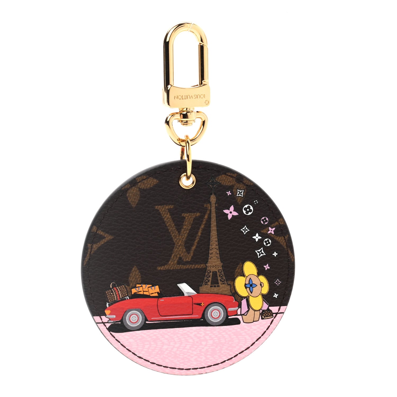 Louis Vuitton Monogram 2019 Christmas Animation Paris Bag Charm Key Ring 1 of 4