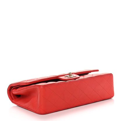 Chanel Lambskin Quilted Medium Double Flap Red 4 of 11