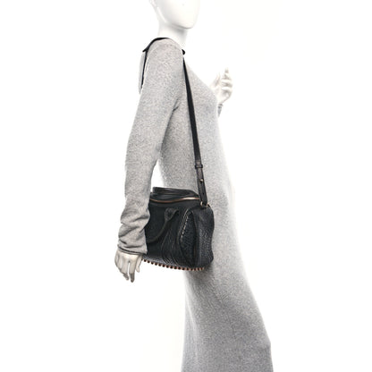 Alexander Wang Pebbled Lambskin Rockie Black Rose Gold Hardware 2 of 9