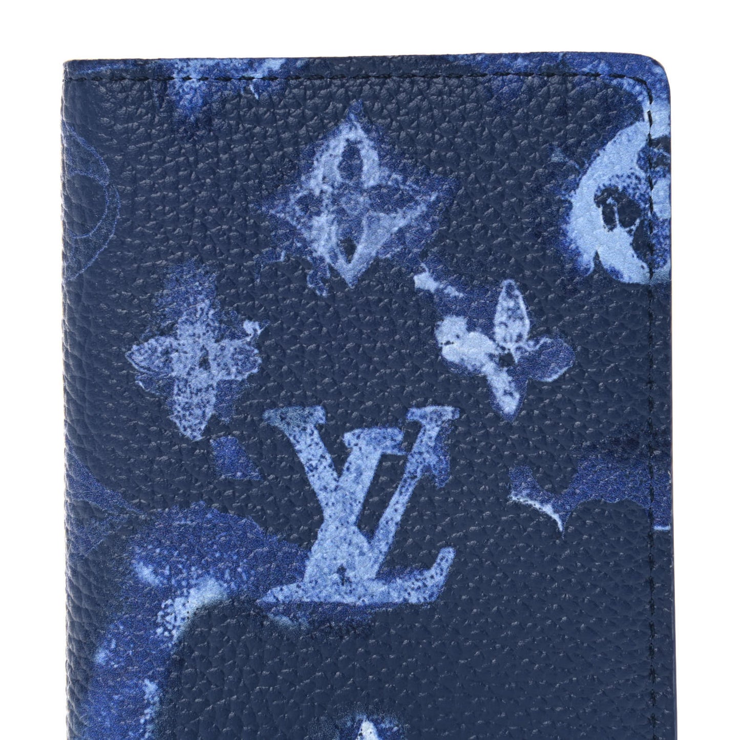 Monogram Ink Watercolor Pocket Organizer