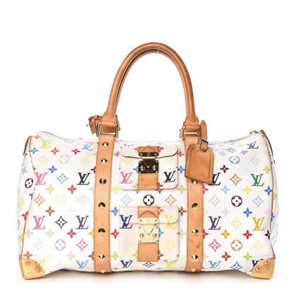 Louis Vuitton Monogram Multicolor Keepall 45 White 1 of 24