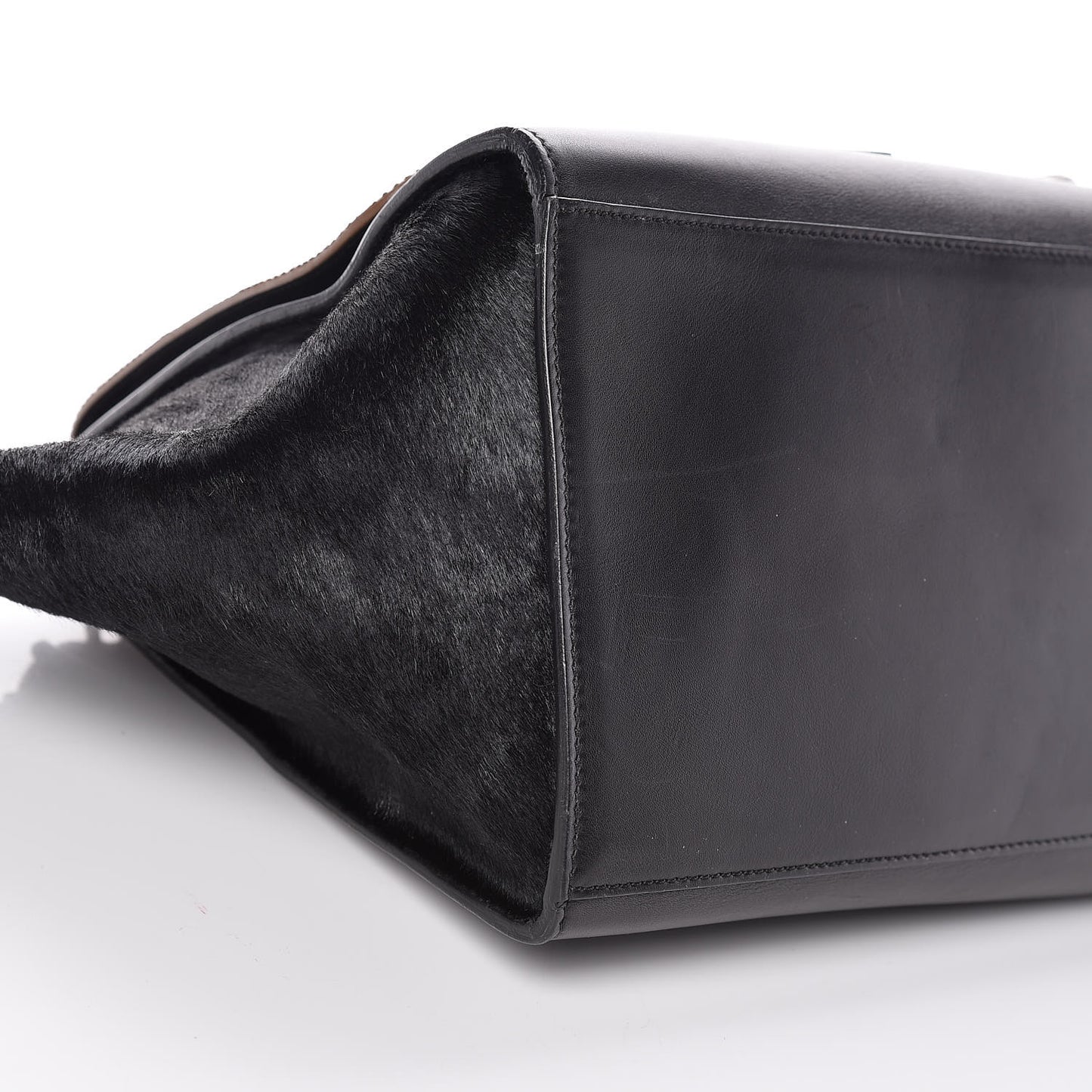 Pony Hair Smooth Calfskin Medium Tri-Color Trapeze
