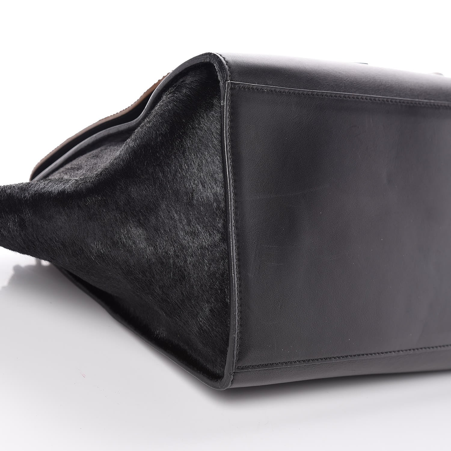 Celine Pony Hair Smooth Calfskin Medium Tri-Color Trapeze 5 of 16