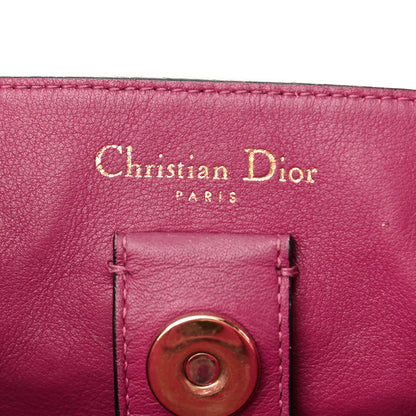 Christian Dior Bullcalf Small Diorissimo Tote Black Rose Indien 6 of 12