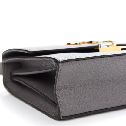 Gucci Grainy Calfskin Small Zumi Shoulder Bag Dusty Grey 8 of 9