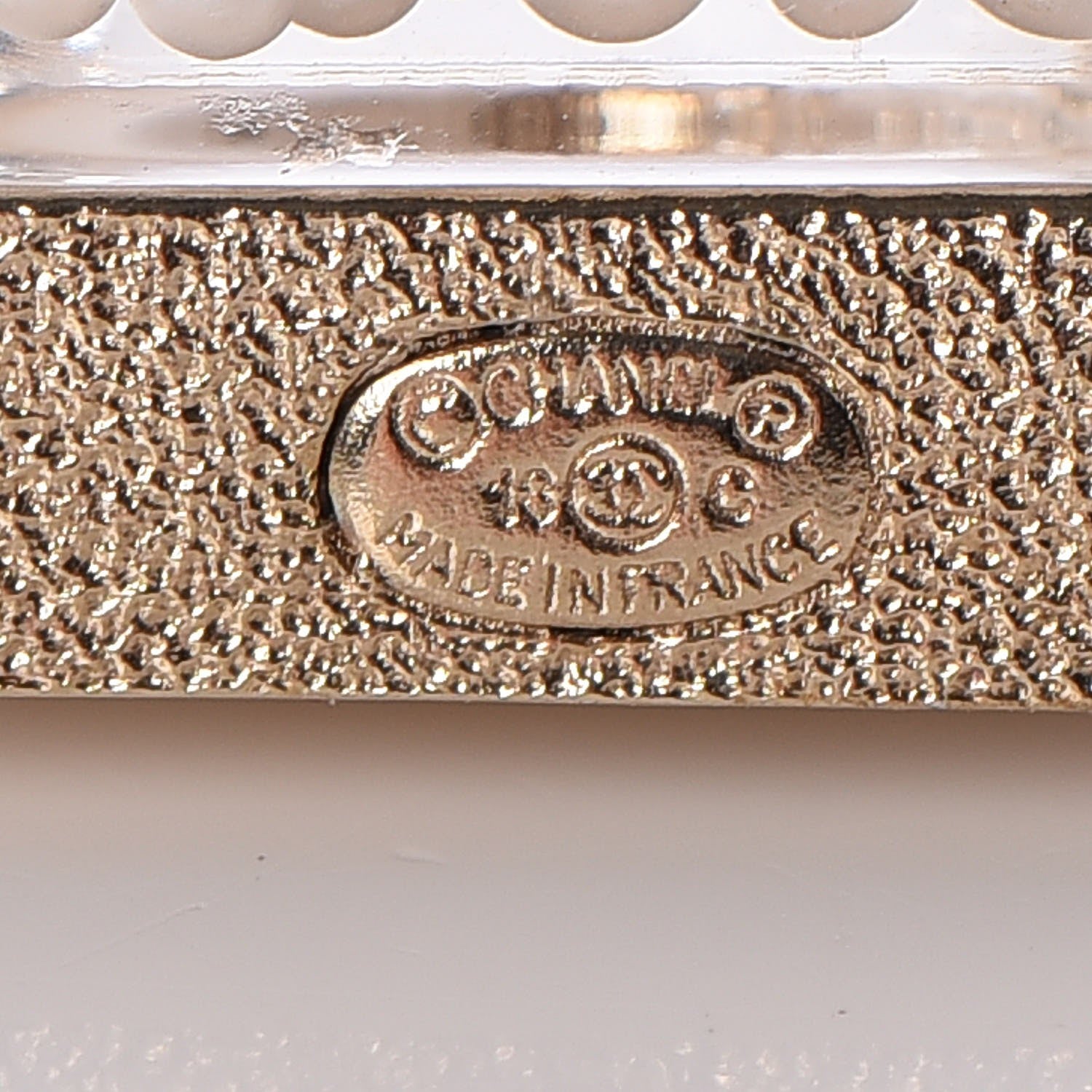 Chanel Pearl Ancient Greek Column Brooch Gold 4 of 5