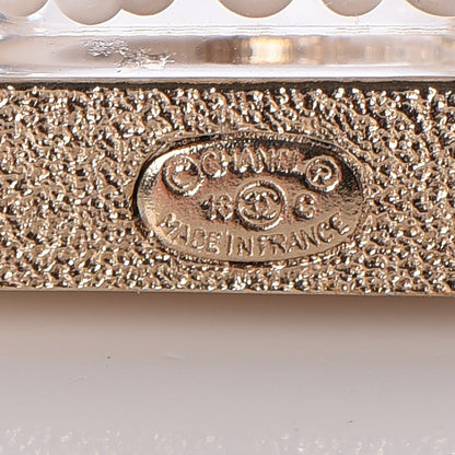 Chanel Pearl Ancient Greek Column Brooch Gold 4 of 5