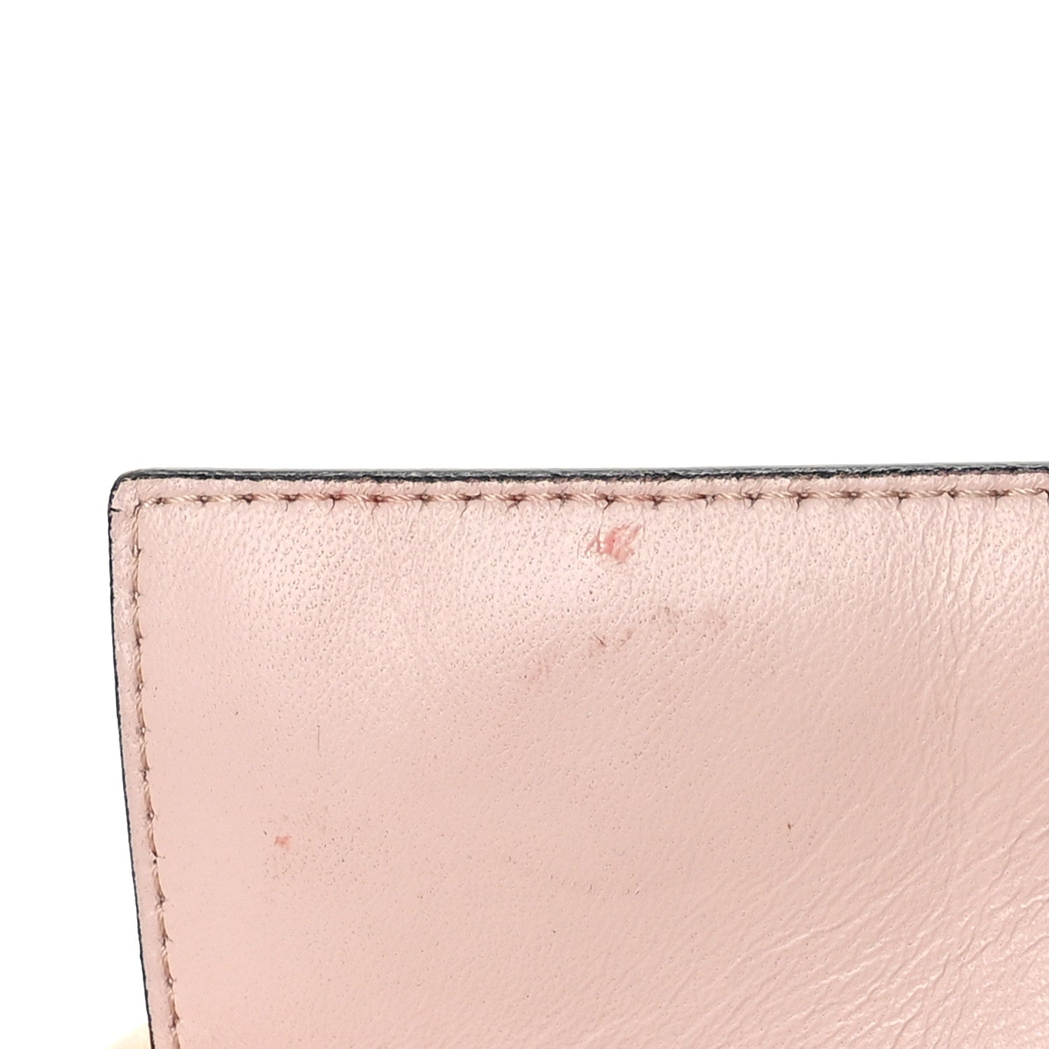Fendi Nappa FF 1974 Embossed Baguette Rosa Quarzo 13 of 13