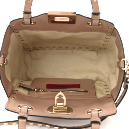 Valentino Garavani Vitello Mini Rockstud Tote Alpaca 4 of 11