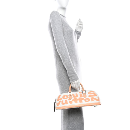 Louis Vuitton Graffiti Alma Horizontal Peach 2 of 16