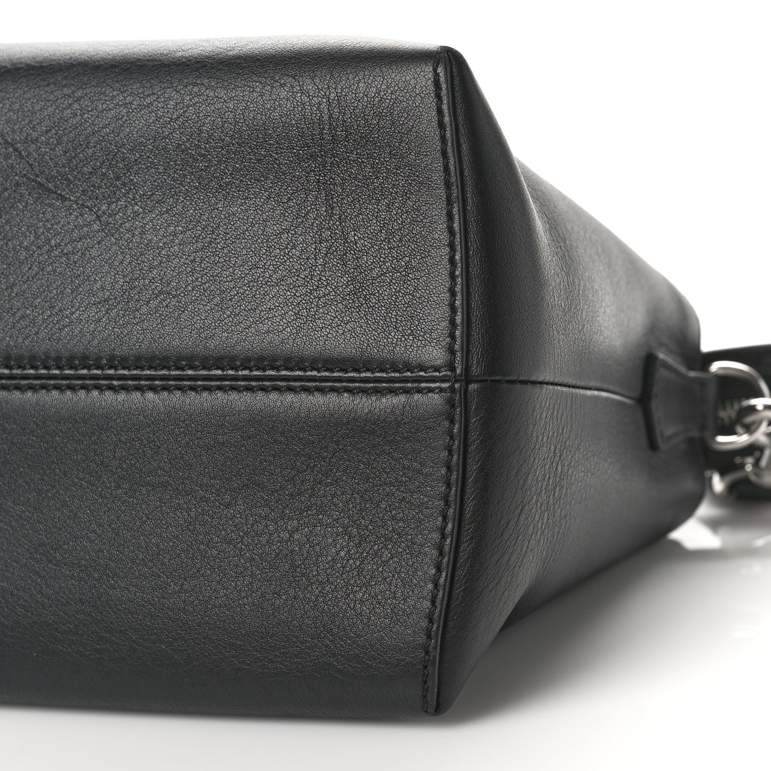 Fendi Vitello Dolce Large By The Way Boston Bag Black 10 of 10