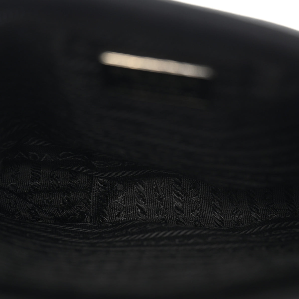 Prada Tessuto Nylon Swing Shoulder Tote Black 5 of 10