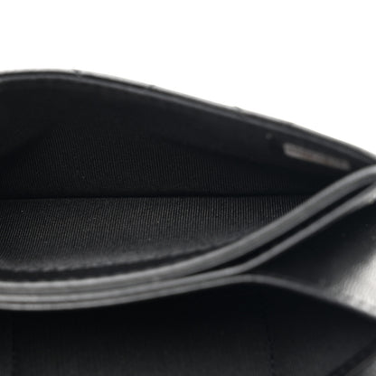 Chanel Lambskin Quilted My Chanel Lady Card Holder On Chain Black 6 of 12