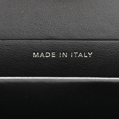 Chanel Glazed Goatskin Quilted Small Box With Chain Black 7 of 11