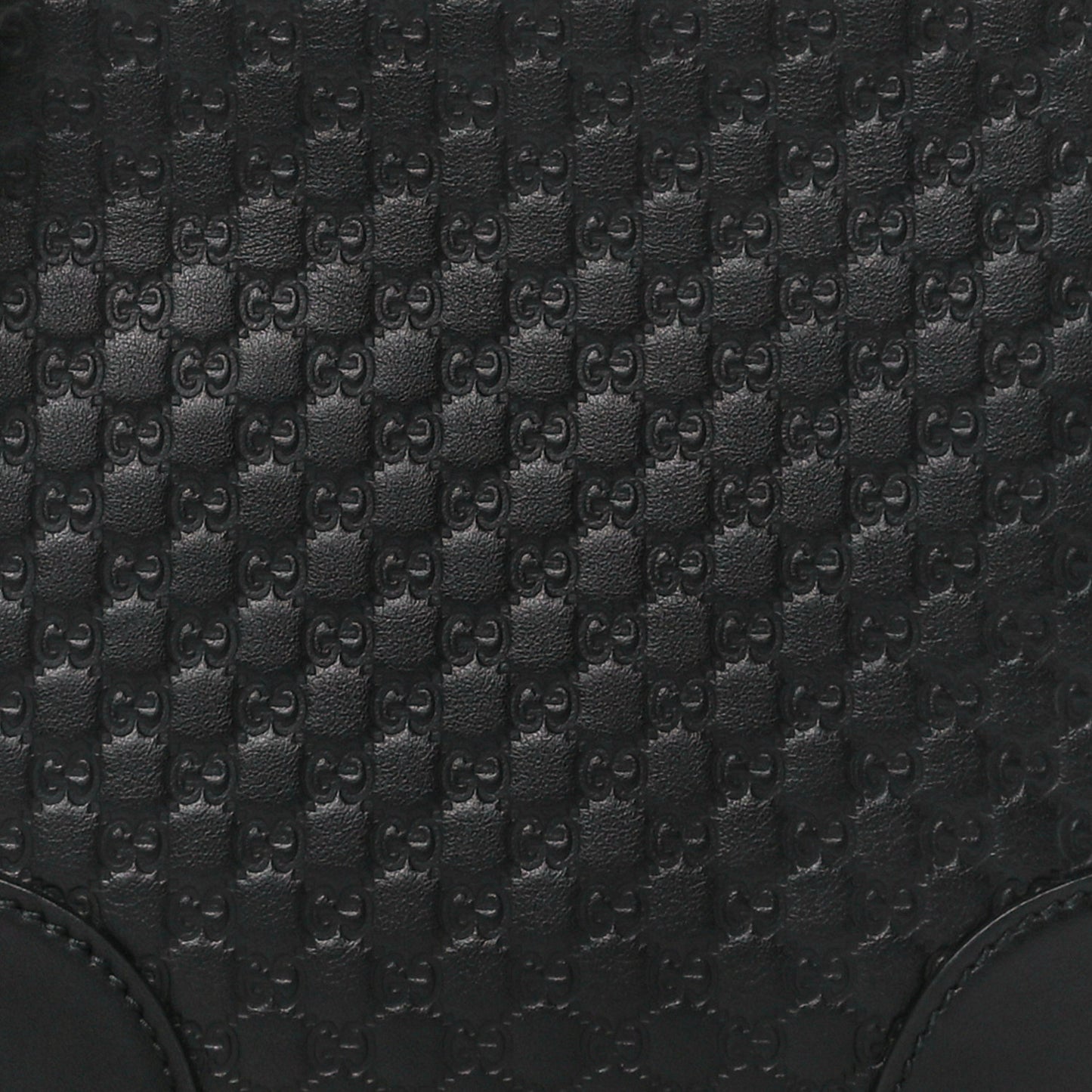 Microguccissima Mini Bree Messenger Bag Black