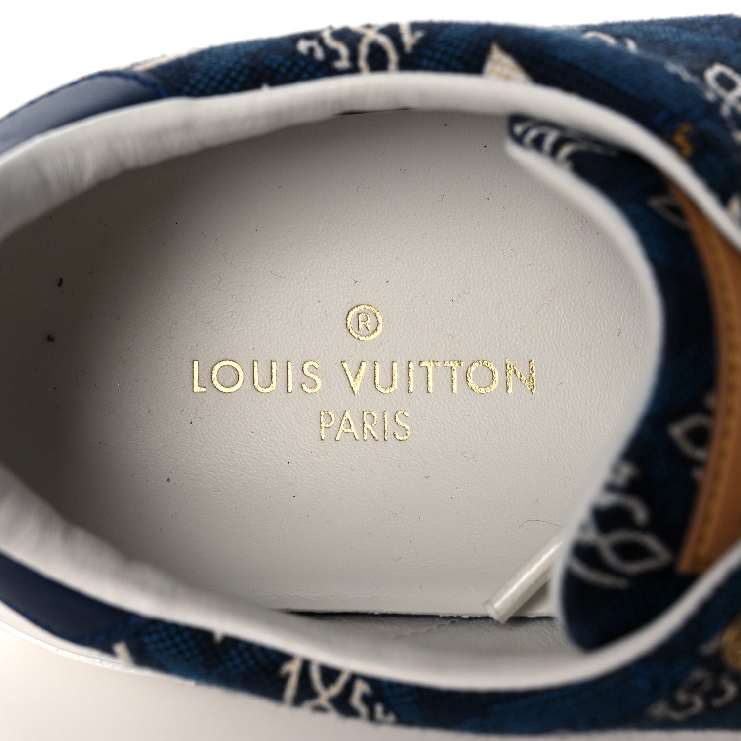 Louis Vuitton Jacquard Since 1854 Time Out Sneakers 35.5 Blue 7 of 7