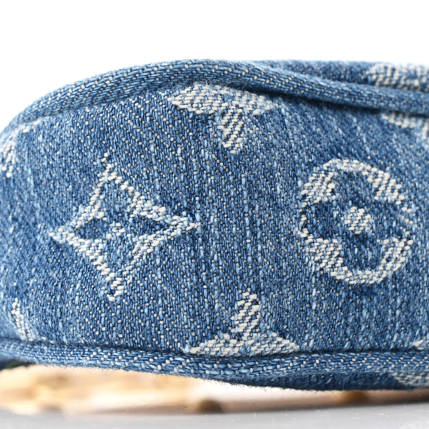 LV X TM Monogram Denim Cerises Pochette Accessories Blue