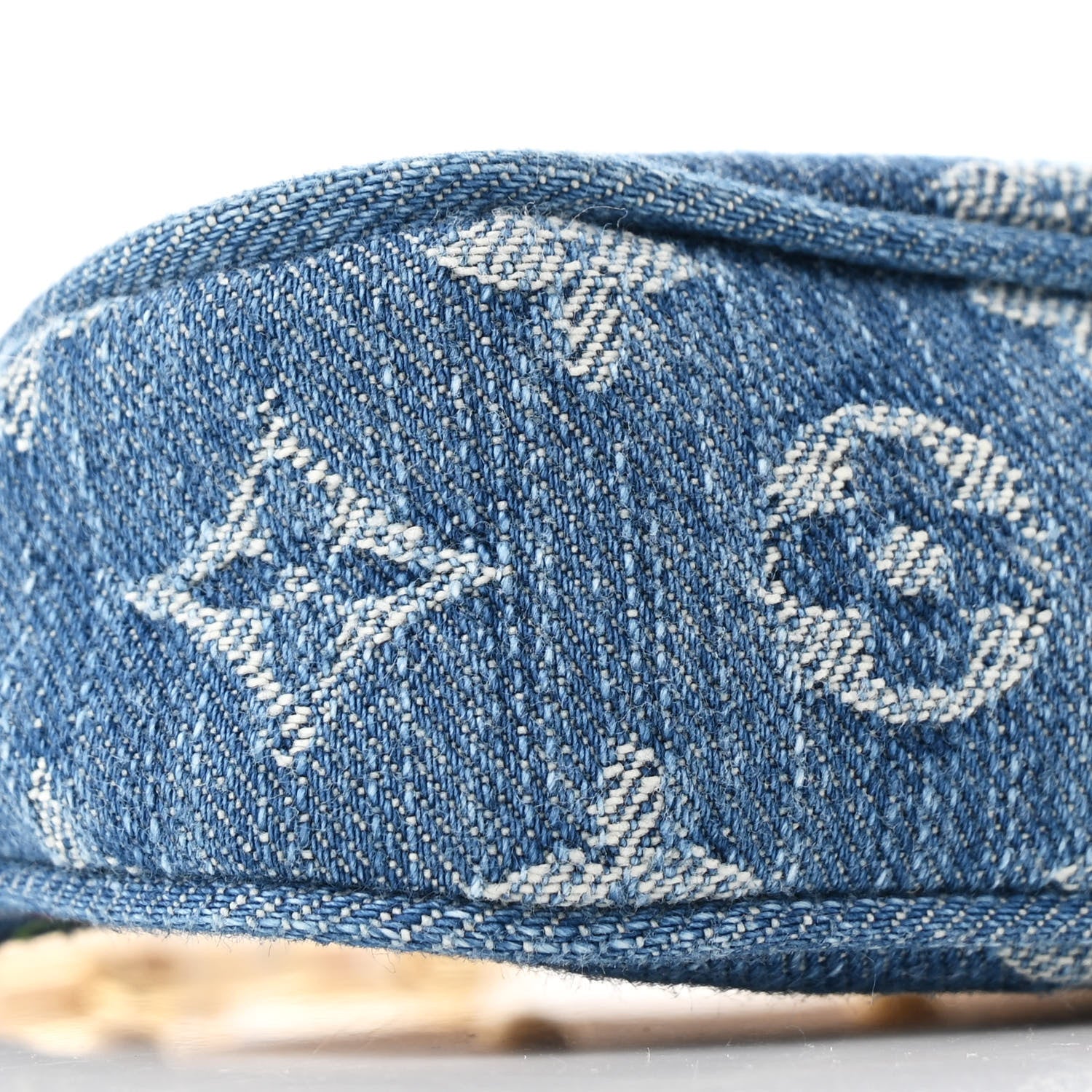 Louis Vuitton LV X TM Monogram Denim Cerises Pochette Accessories Blue 8 of 9