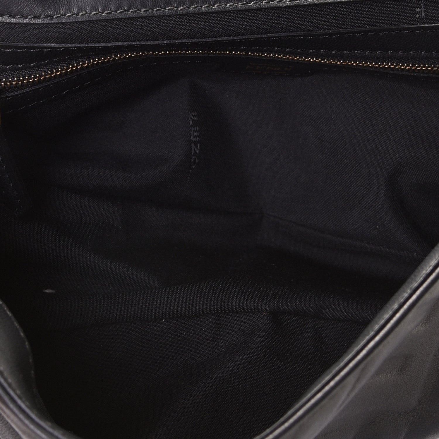 Fendi Nappa FF 1974 Embossed Baguette Black 7 of 8