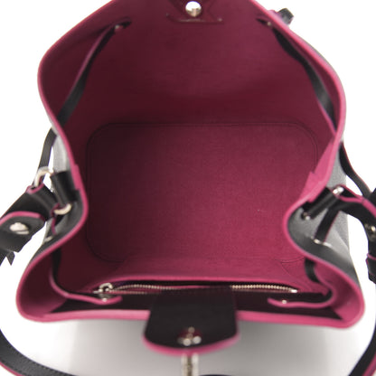 Louis Vuitton Calfskin Lockme Bucket Black 5 of 9