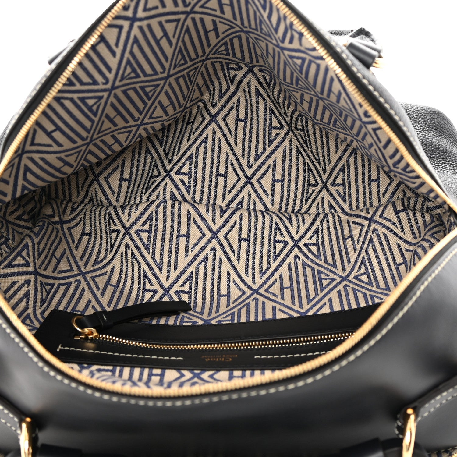 Chloe Calfskin Medium Daria Full Blue 6 of 12