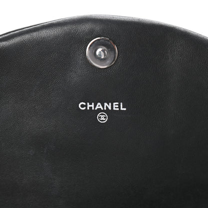 Chanel Lambskin Half Moon Wallet On Chain WOC Black 6 of 11