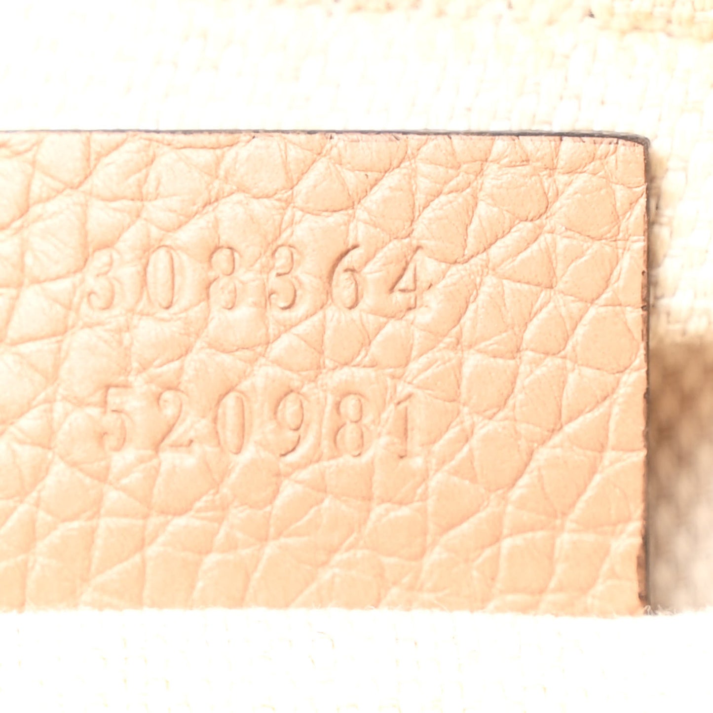 Pebbled Calfskin Small Soho Disco Bag Camelia
