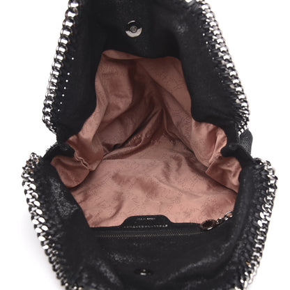Stella McCartney Shaggy Deer Small Falabella Fold Over Tote Black 5 of 9