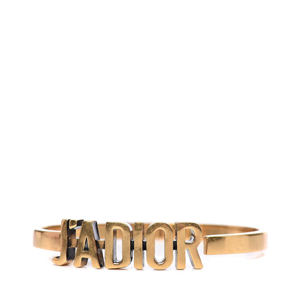 Christian Dior Metal J'Adior Bracelet Cuff Gold 1 of 4