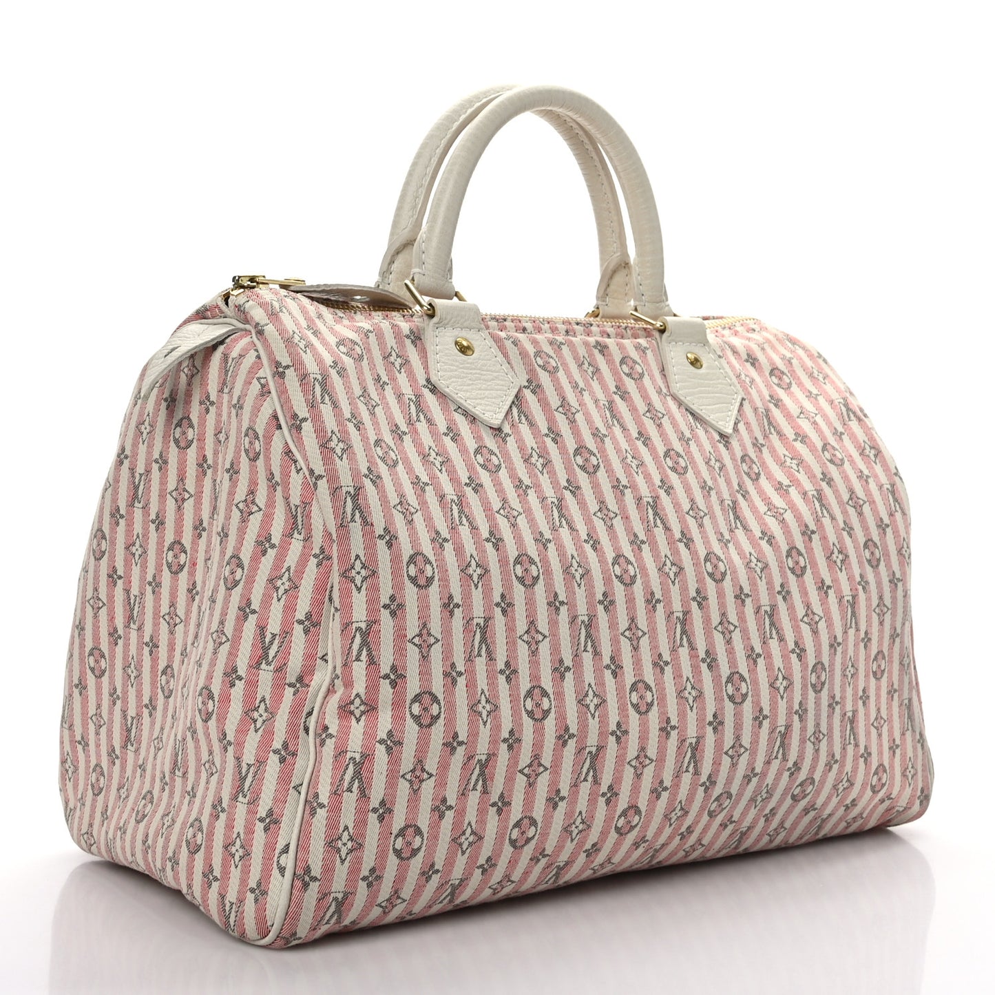 Mini Lin Croisette Speedy 30 Rouge