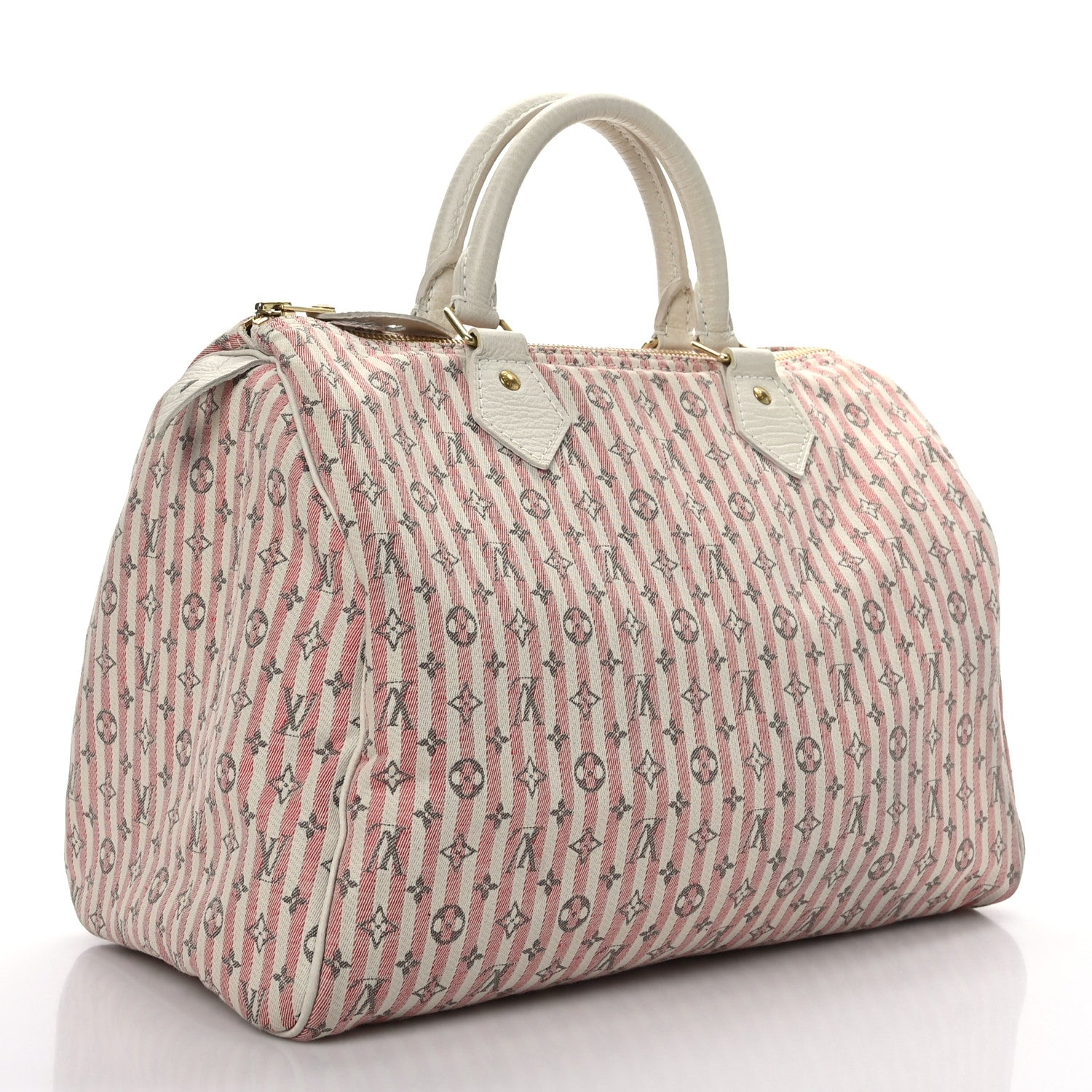 Louis Vuitton Mini Lin Croisette Speedy 30 Rouge 3 of 10