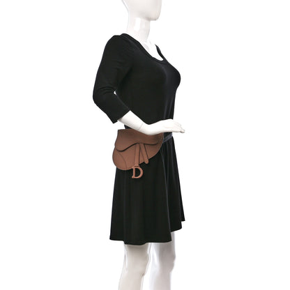 Christian Dior Ultra Matte Calfskin Saddle Belt Bag Rose Des Vents 2 of 9