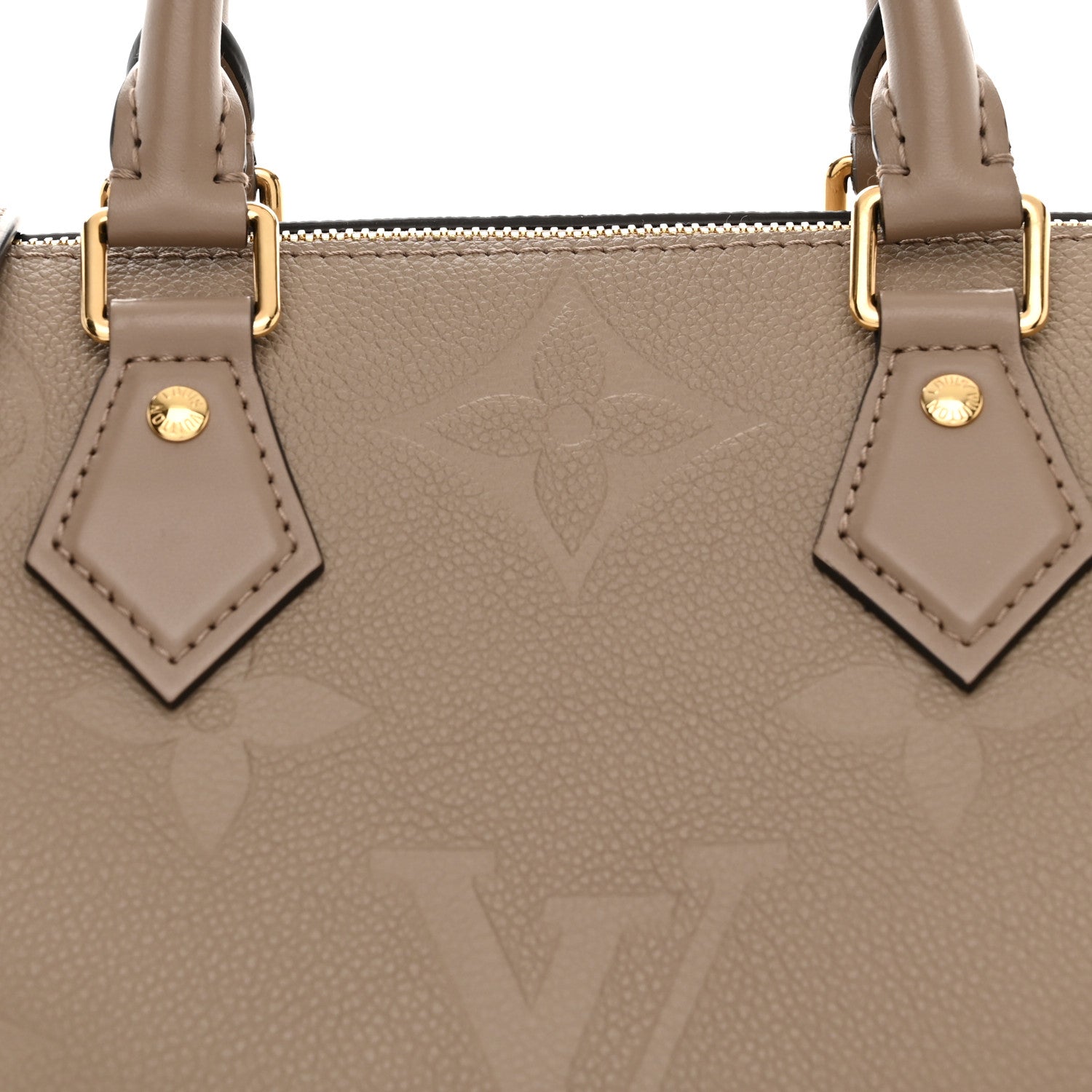 Louis Vuitton Empreinte Monogram Giant Speedy Bandouliere 25 Tourterelle 7 of 9