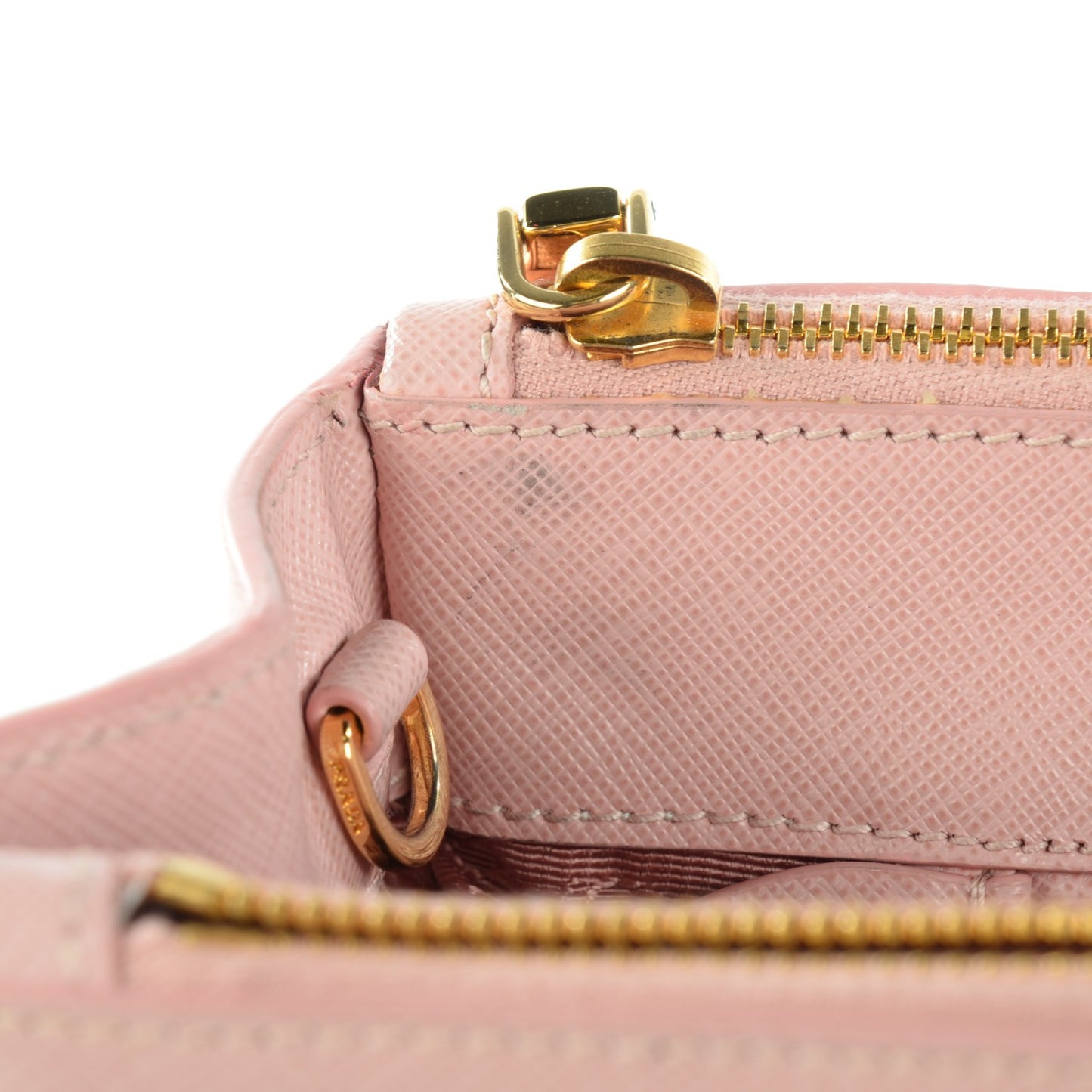 Saffiano Small Galleria Double Zip Tote Orchidea