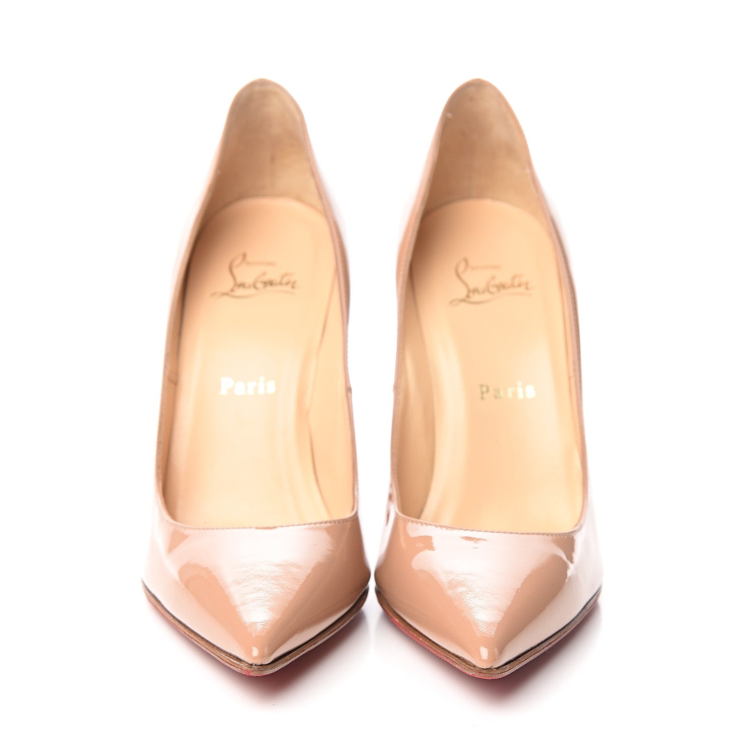 Christian Louboutin Patent So Kate 100 Pumps 39 Nude 2 of 8