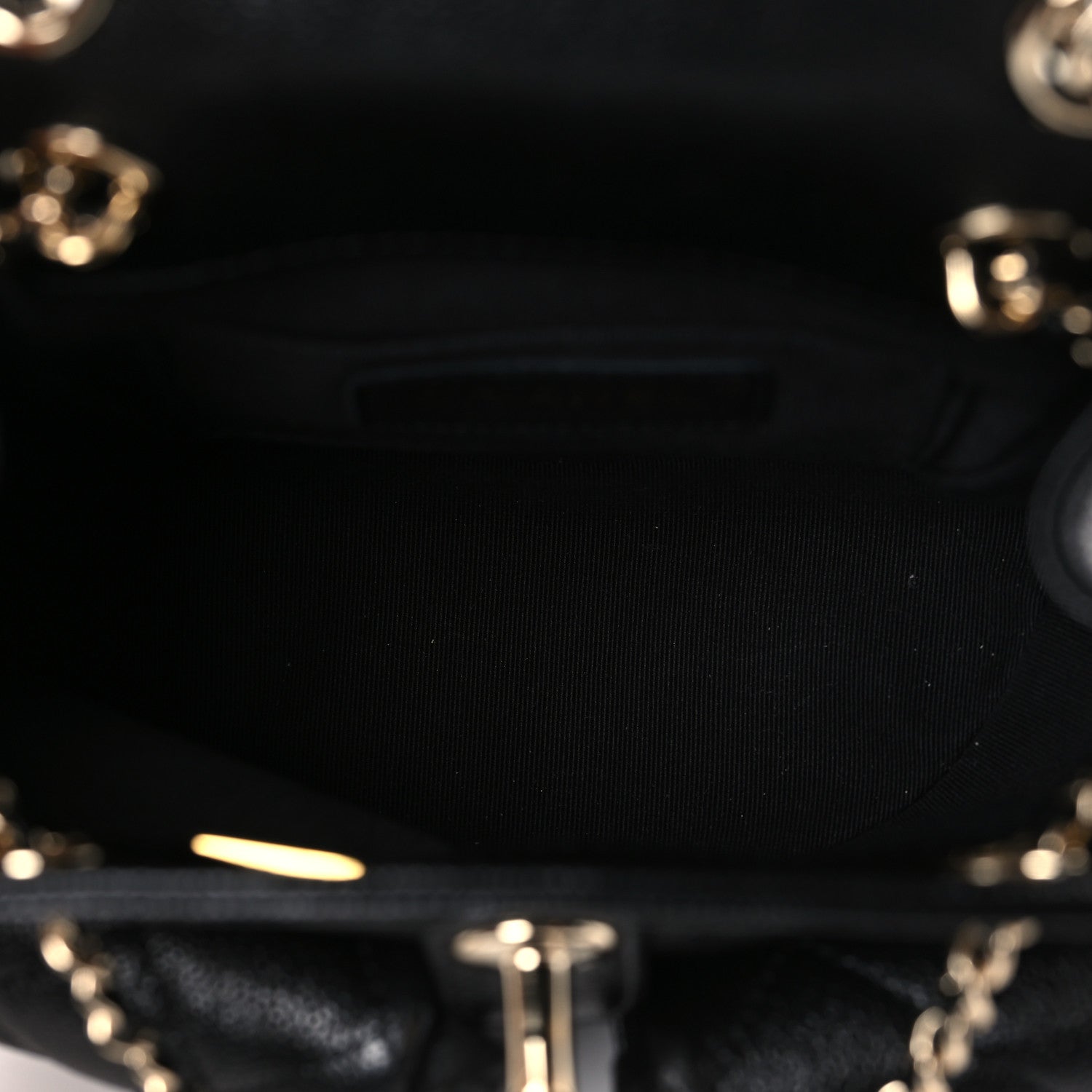 Chanel Shiny Caviar Quilted Small Duma Pockets Drawstring Backpack Black 5 of 10