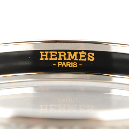 Hermes Enamel Printed Narrow Balcons Du Guadalquivir Bracelet 62 3 of 5