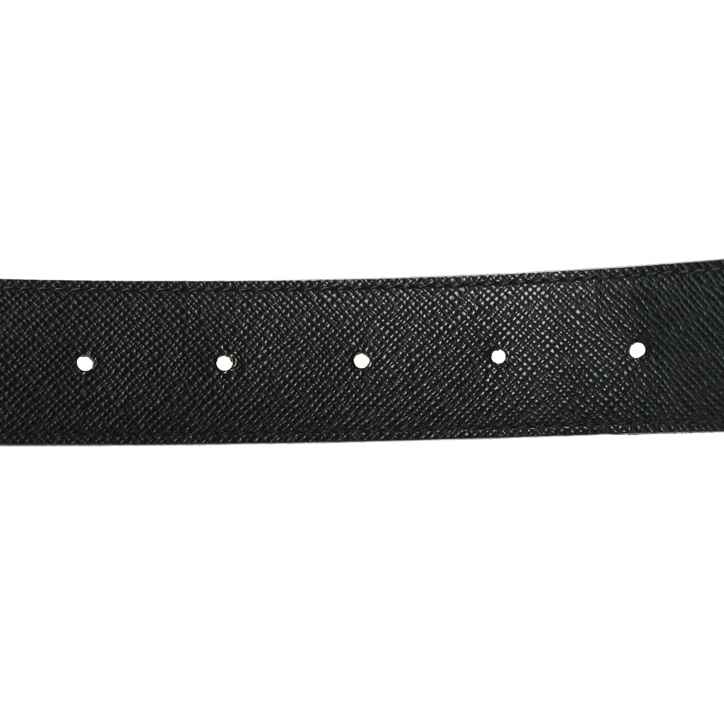 Calfskin Monogram 30mm LV Initiales Reversible Belt 75 30 Black