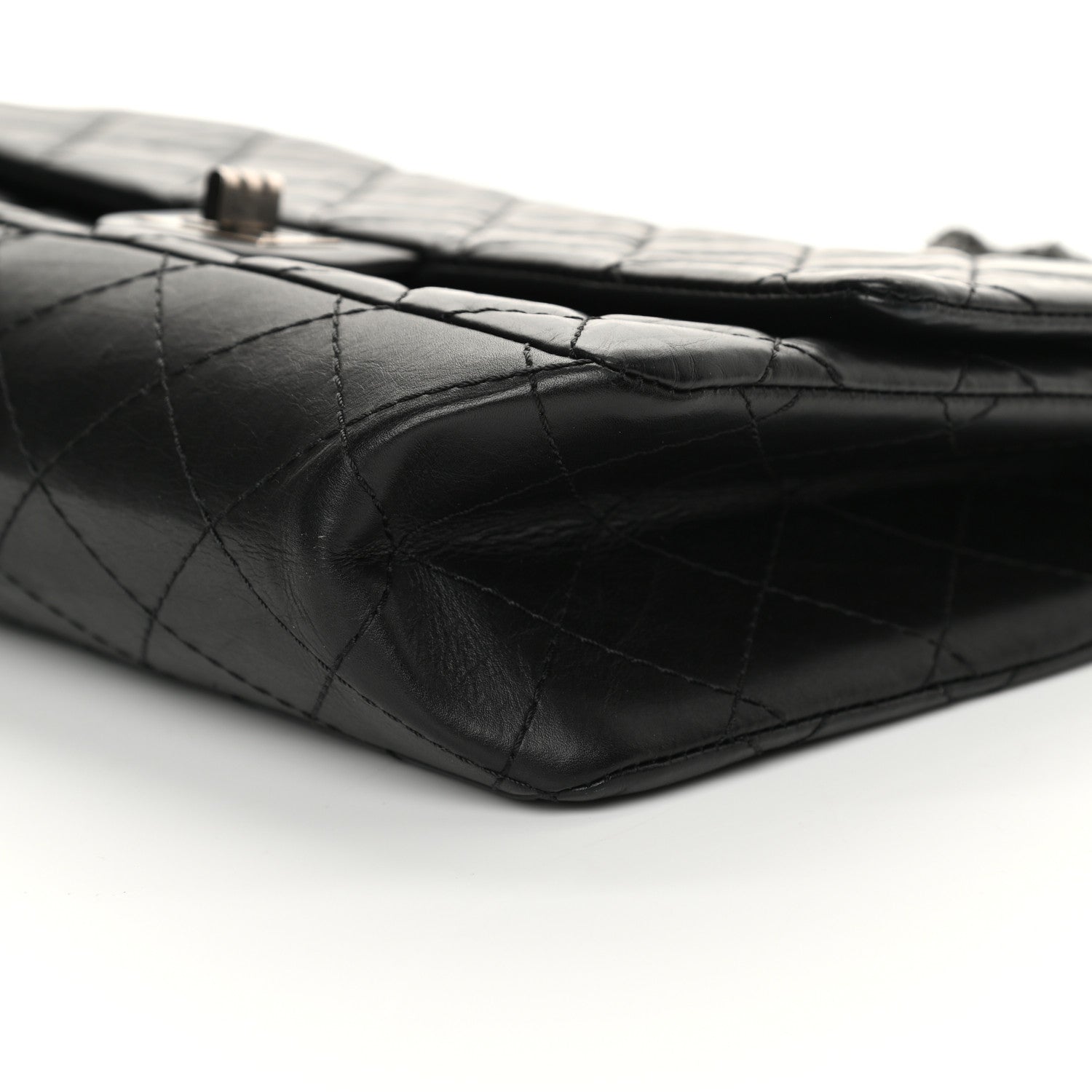 Chanel Aged Calfskin Quilted 2.55 Reissue 226 Flap Black 2 of 14