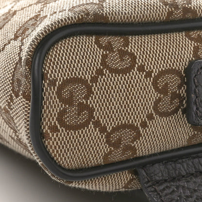 Gucci Monogram Belt Bag Dark Brown 10 of 10