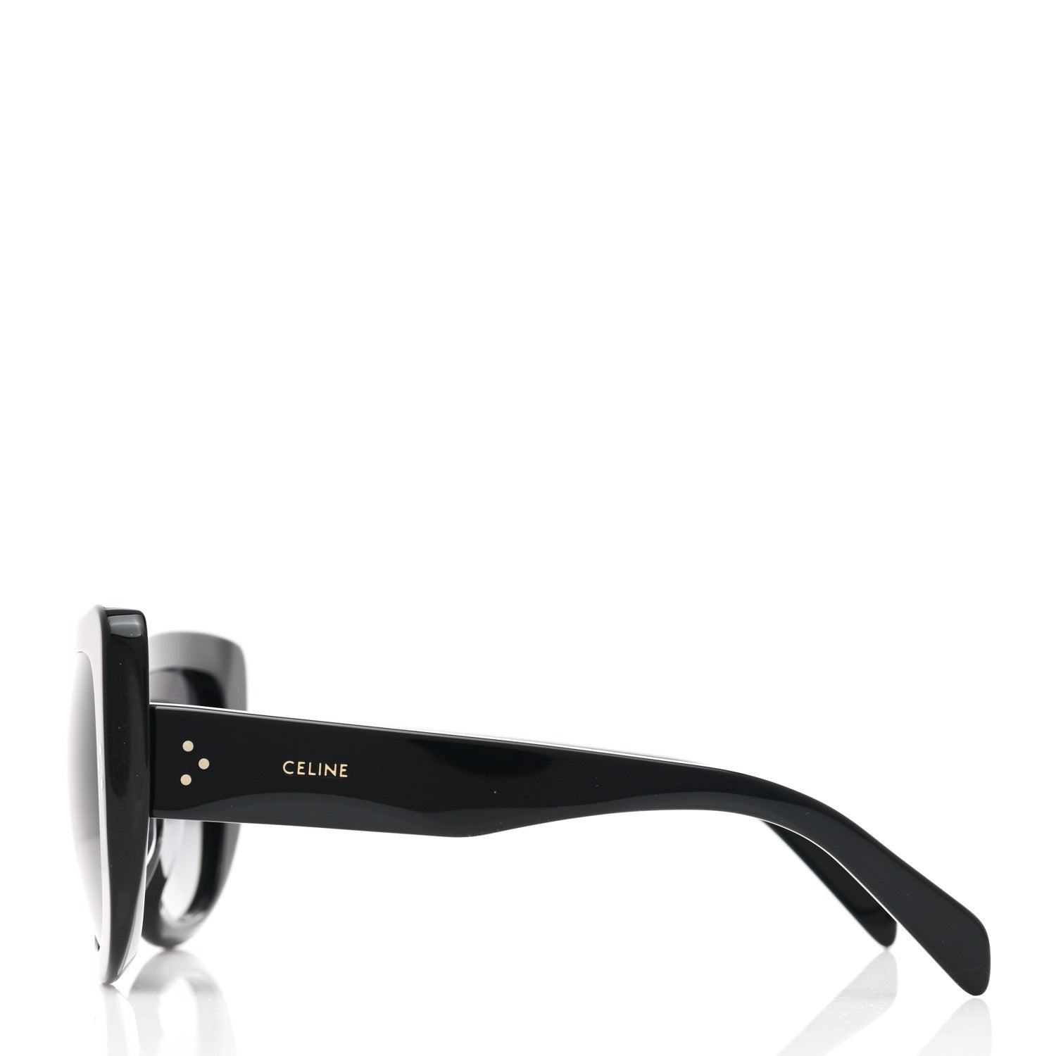 Celine Acetate Square Sunglasses CL40157U Black 3 of 7