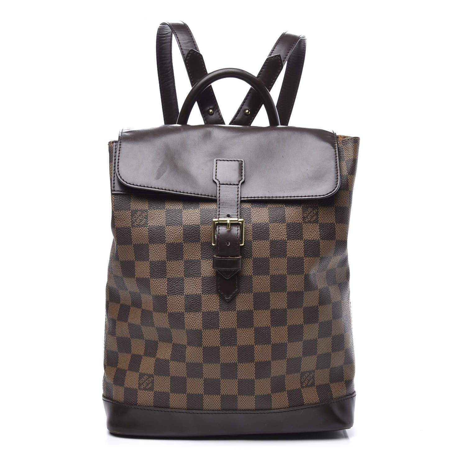 Louis Vuitton Damier Ebene Soho Backpack 1 of 10
