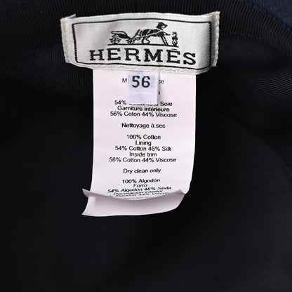Hermes Cotton Gene Sunshine Bucket Hat 56 Marine 9 of 10